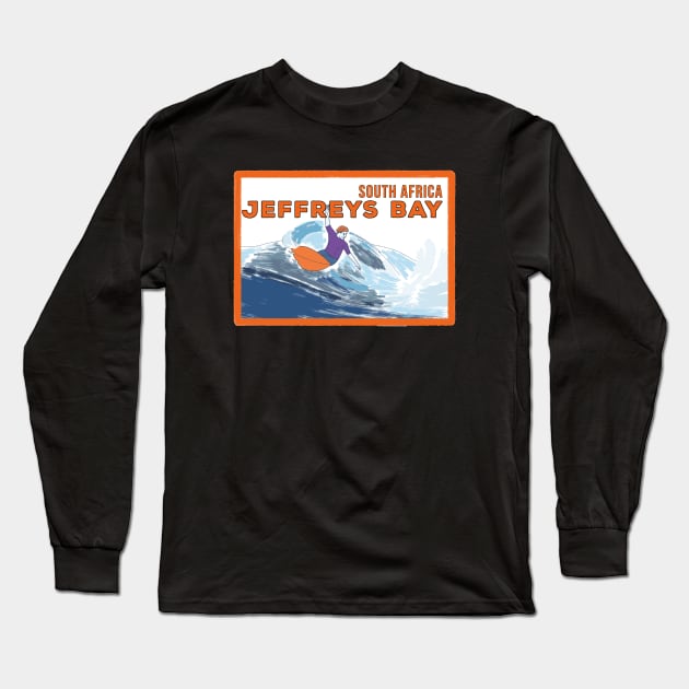 Jeffreys Bay South Africa Long Sleeve T-Shirt by DiegoCarvalho